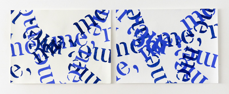 Philip Bradshaw, me, me, me (on paper) 11 and 12, 2016